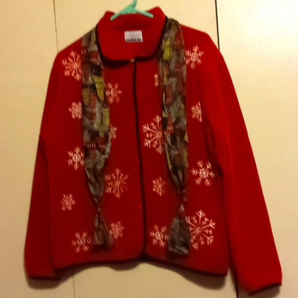 Paul Harris Design Sport (with snowflakes) CHRISTMAS JACKET - Picture 1 of 4
